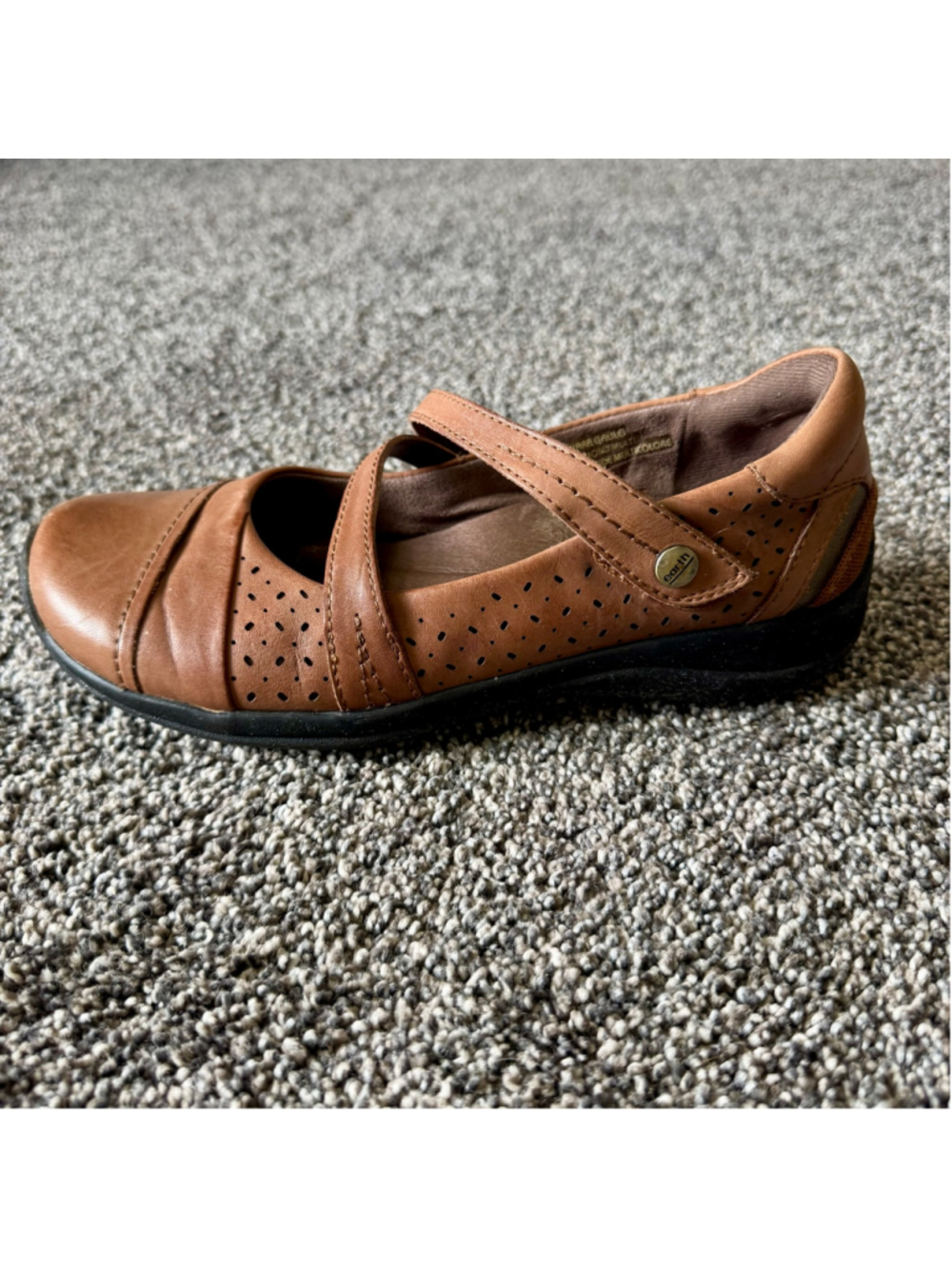 Women's Earth Galilei Almond Multi Calf Leather Mary Jane Size 7.5 - Picture 9 of 12